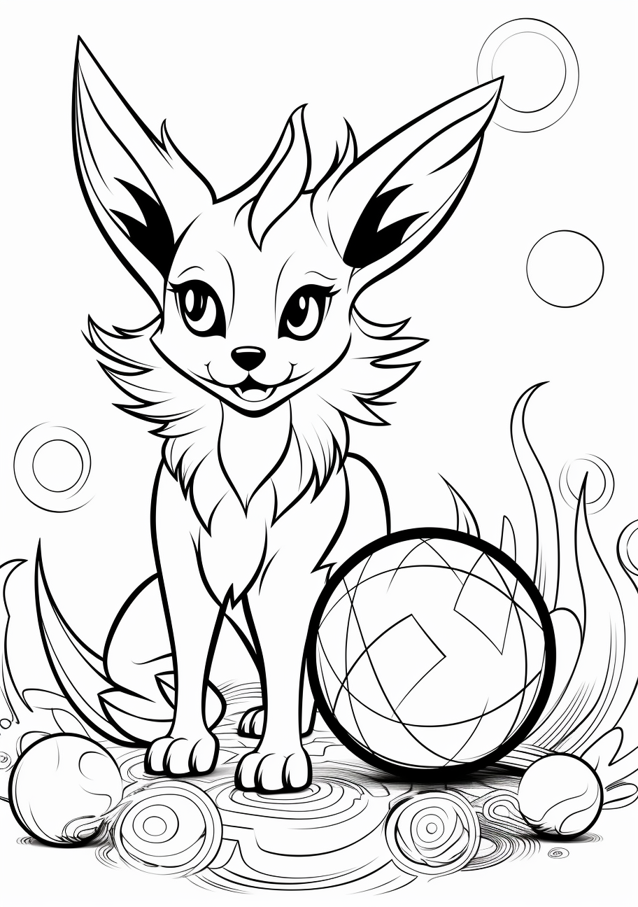 200 Eevee Coloring Pages: Evolve Your Art Skills 4