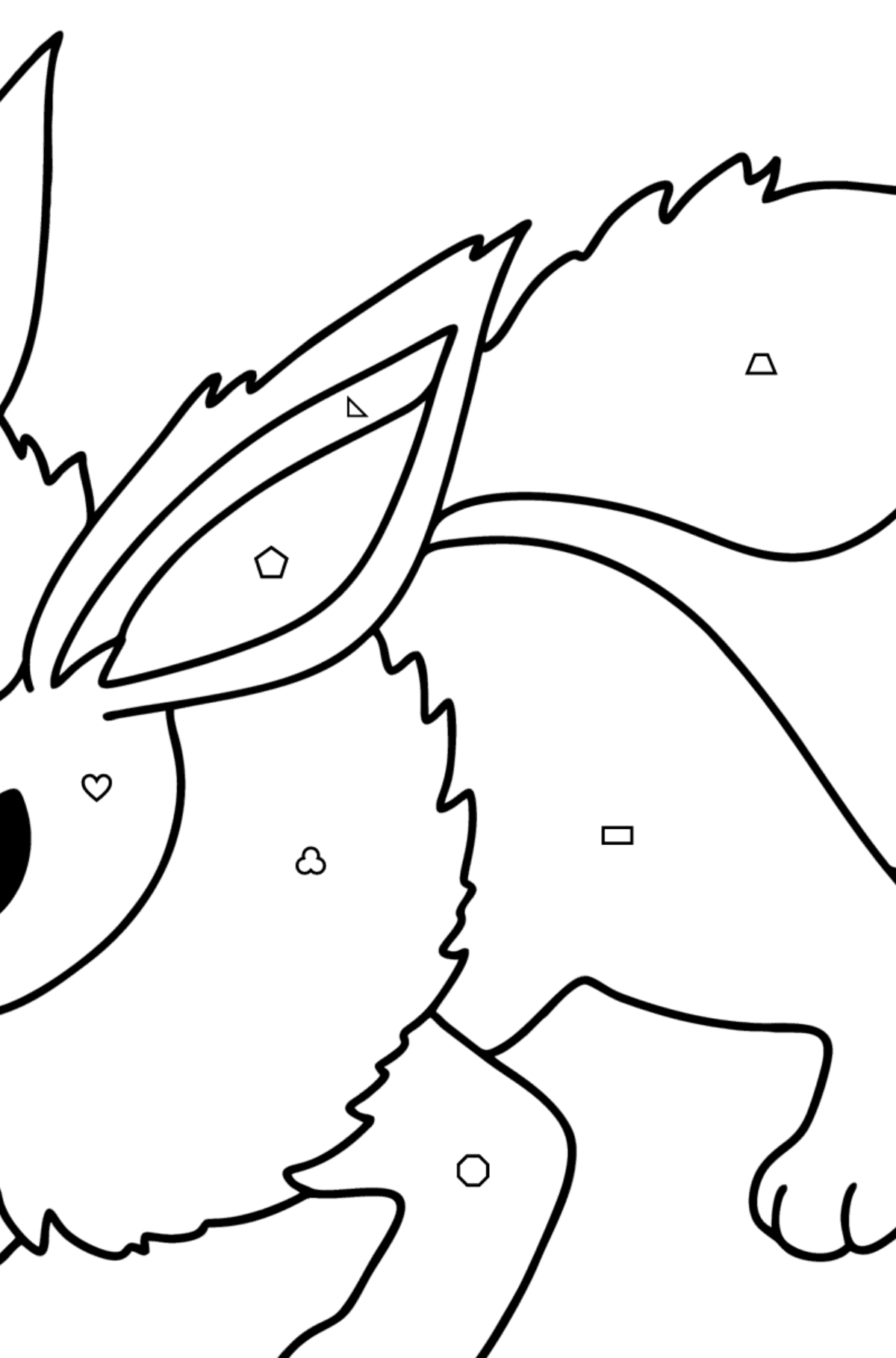 200 Eevee Coloring Pages: Evolve Your Art Skills 47