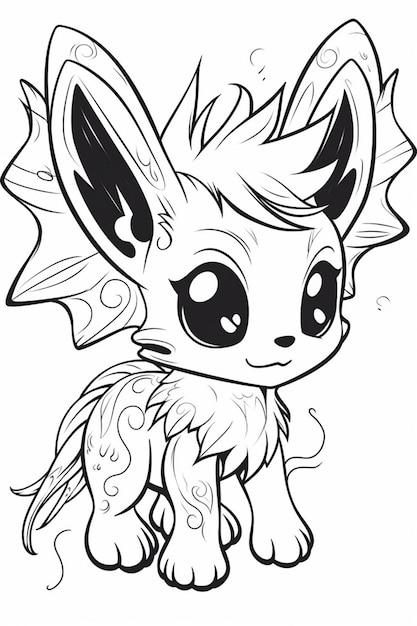 200 Eevee Coloring Pages: Evolve Your Art Skills 52