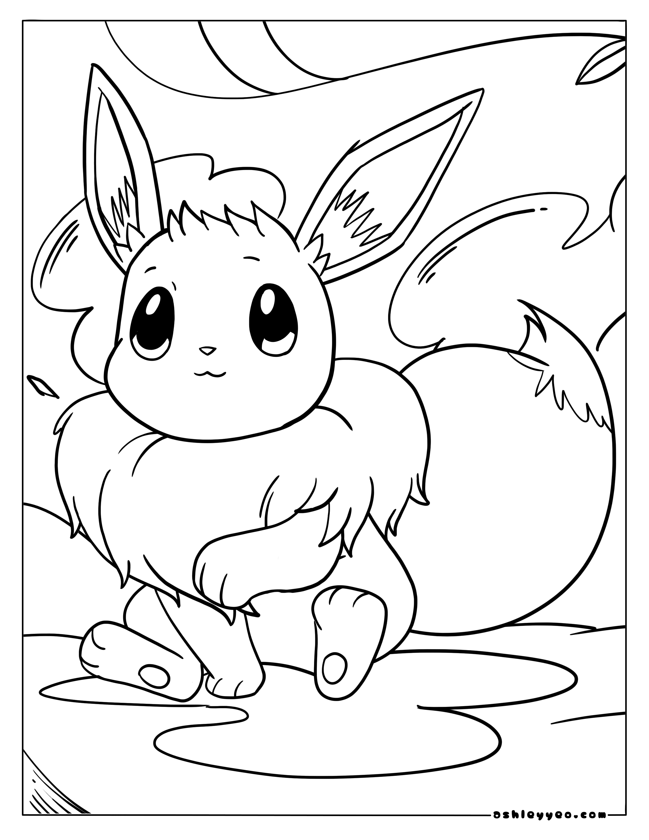 200 Eevee Coloring Pages: Evolve Your Art Skills 54