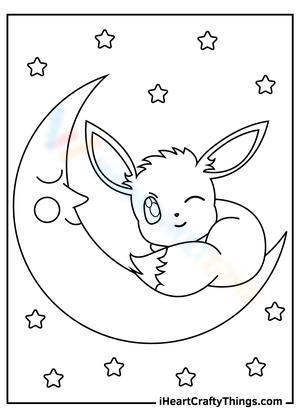 200 Eevee Coloring Pages: Evolve Your Art Skills 58