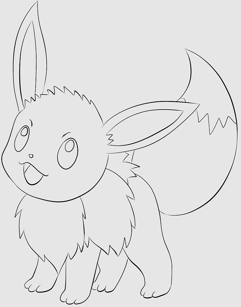 200 Eevee Coloring Pages: Evolve Your Art Skills 79