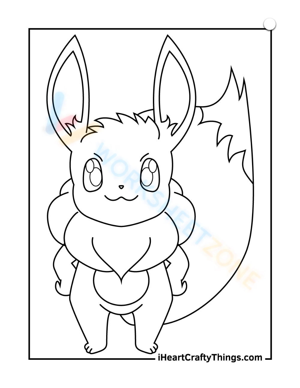 200 Eevee Coloring Pages: Evolve Your Art Skills 8