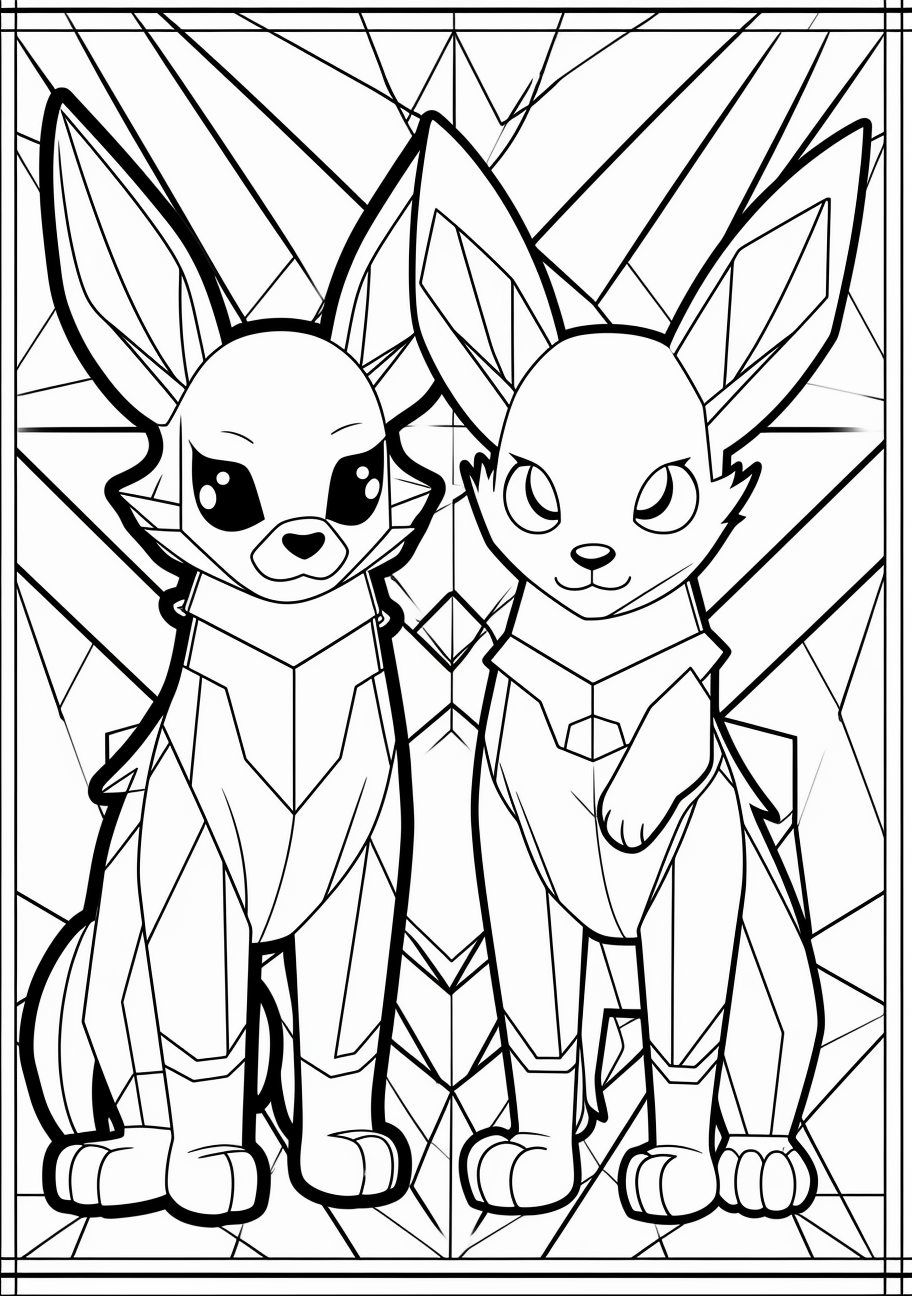 200 Eevee Coloring Pages: Evolve Your Art Skills 80