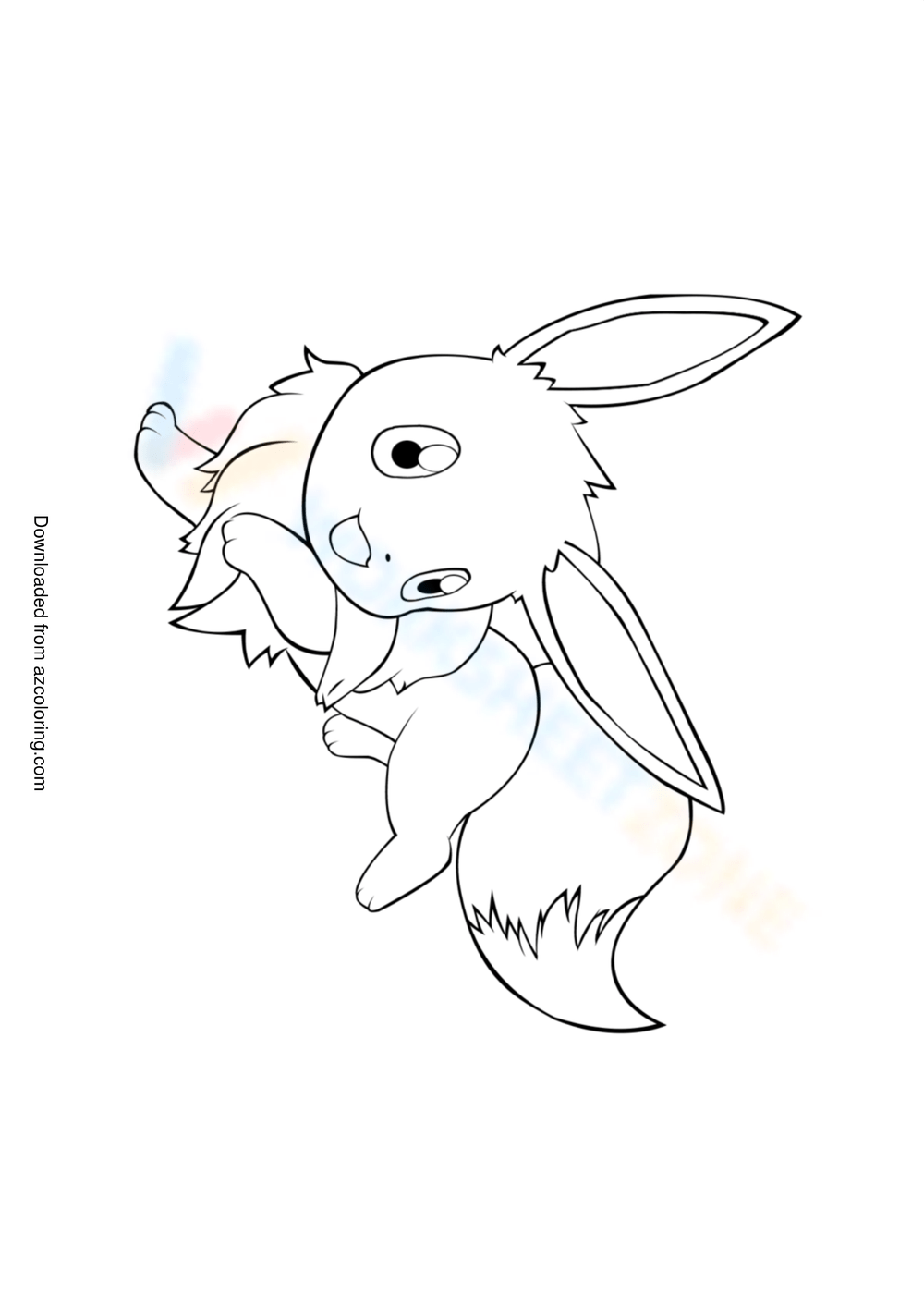 200 Eevee Coloring Pages: Evolve Your Art Skills 86