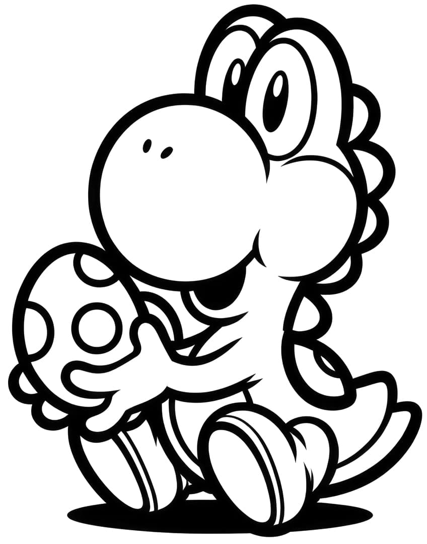 40+ Yoshi Color Pages 10