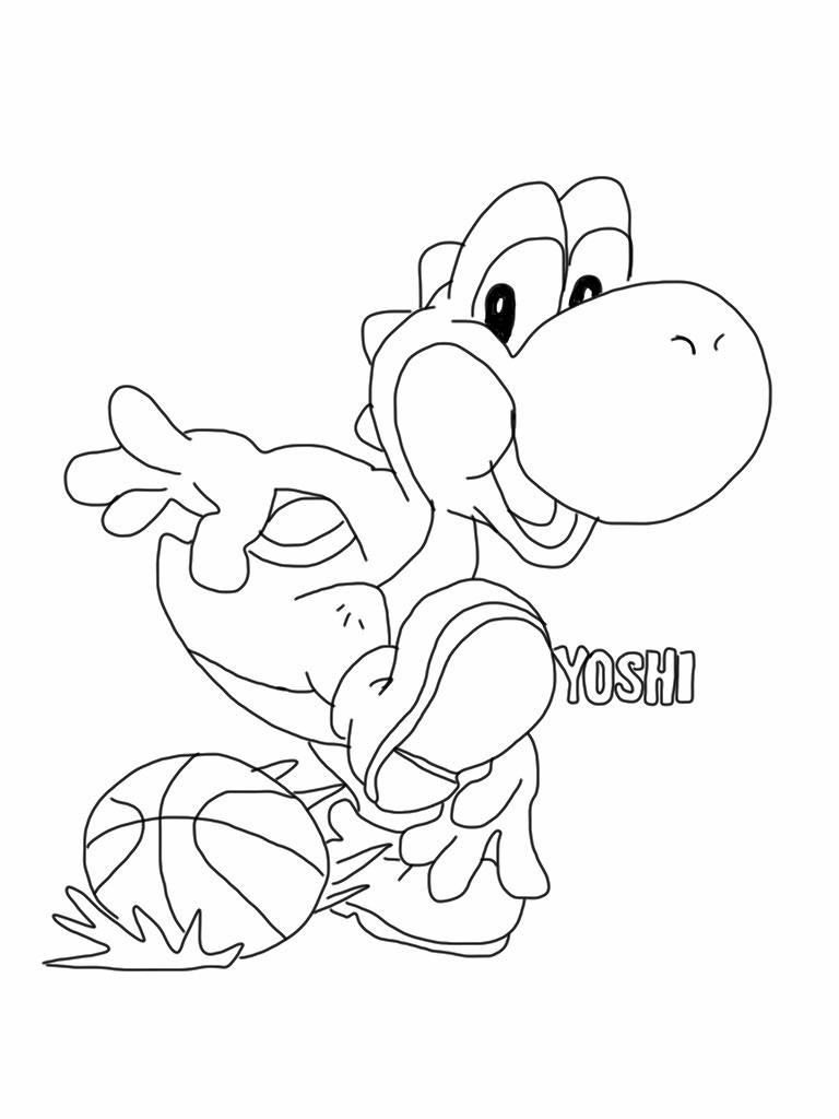 40+ Yoshi Color Pages 8