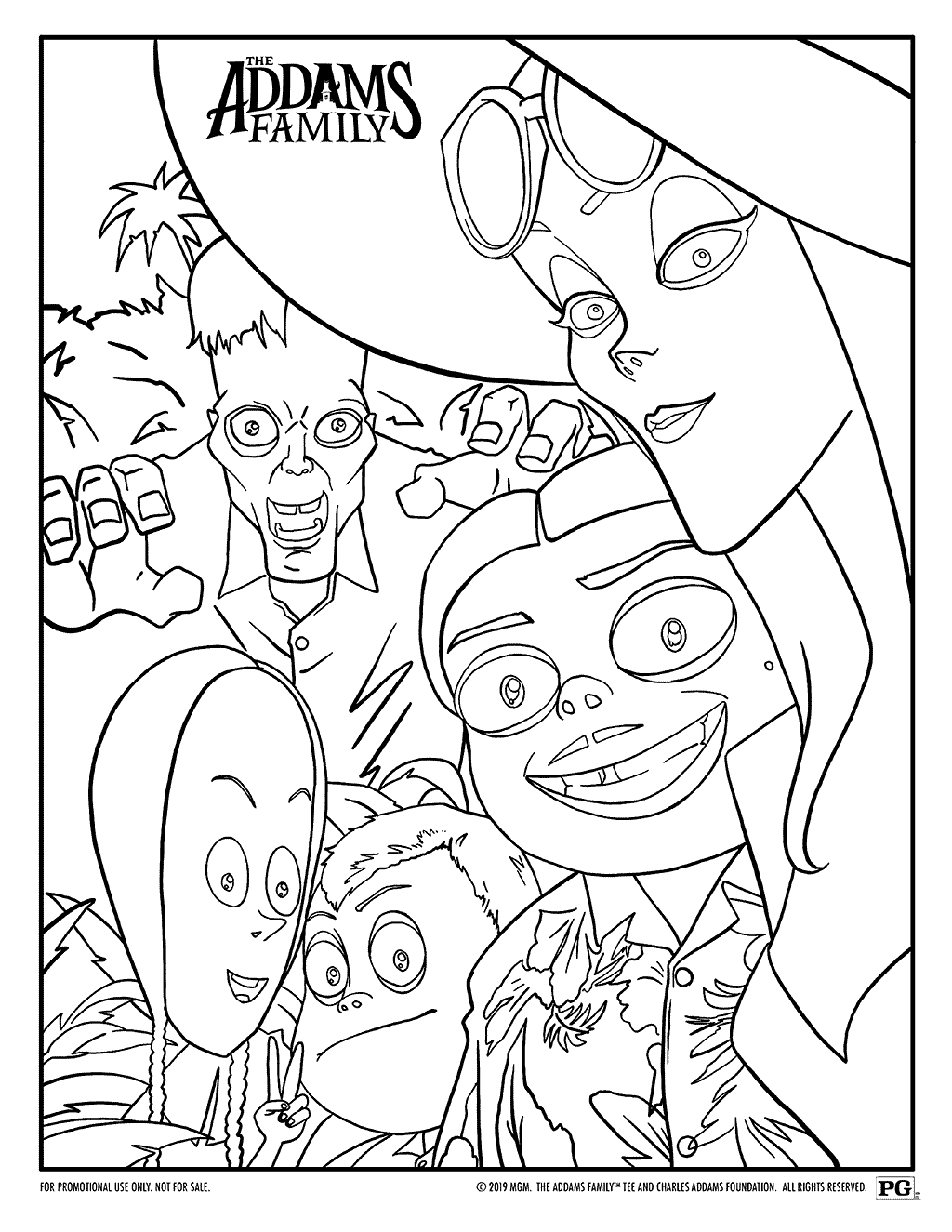 69 Wednesday Coloring Pages Printable 2