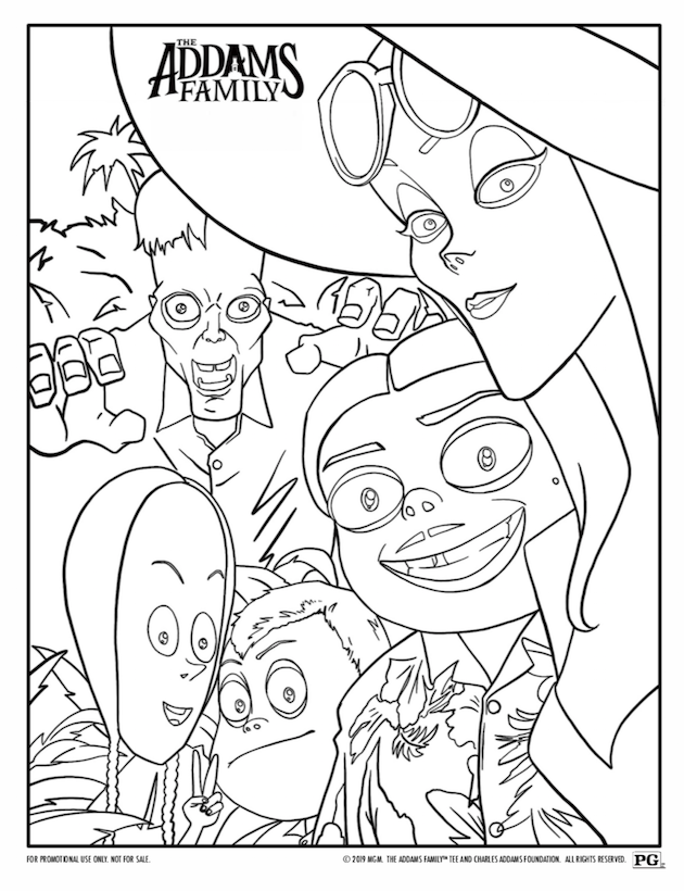 69 Wednesday Coloring Pages Printable 30