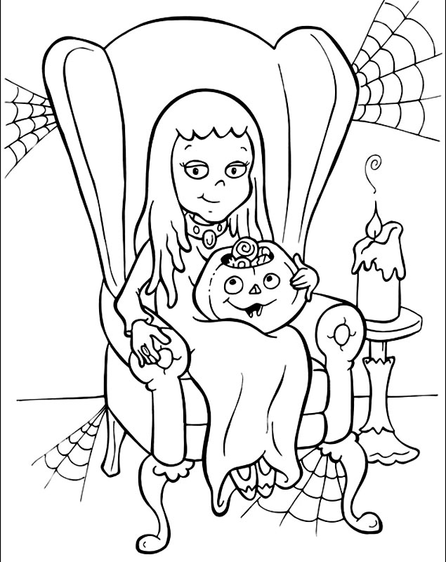 69 Wednesday Coloring Pages Printable 5