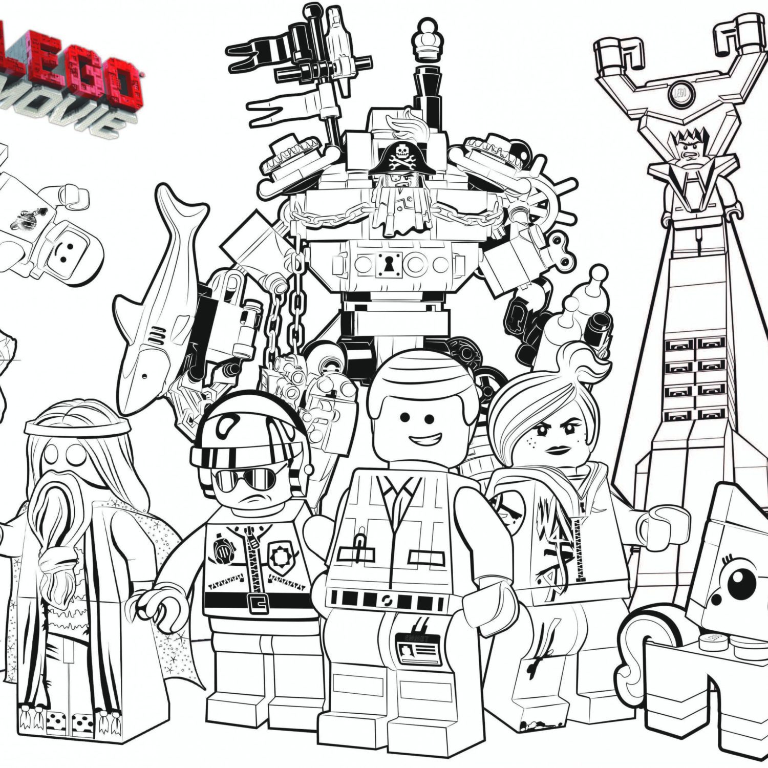 101 Lego Coloring Pages Printable 15