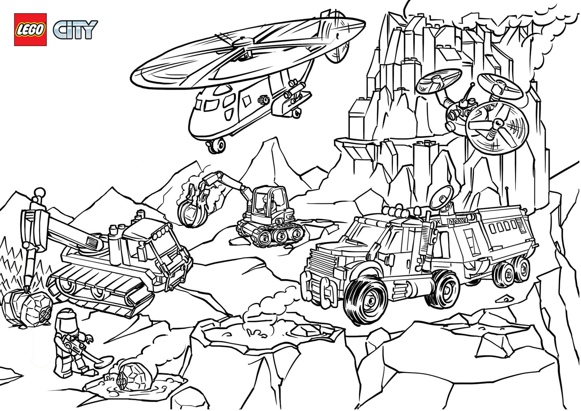 101 Lego Coloring Pages Printable 21