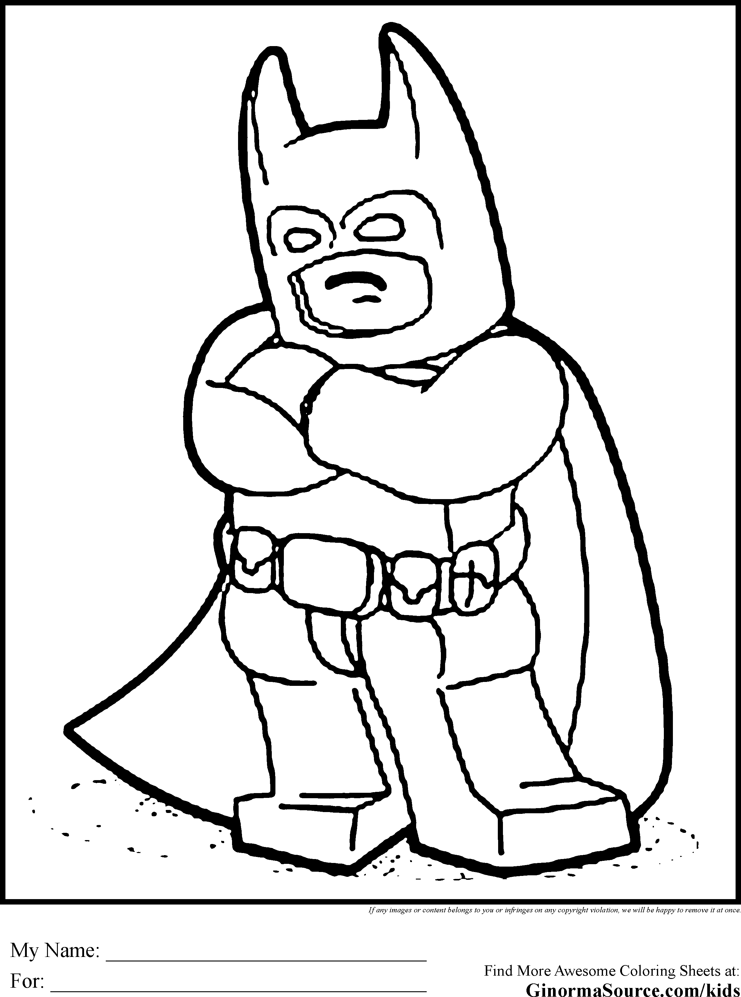 101 Lego Coloring Pages Printable 28