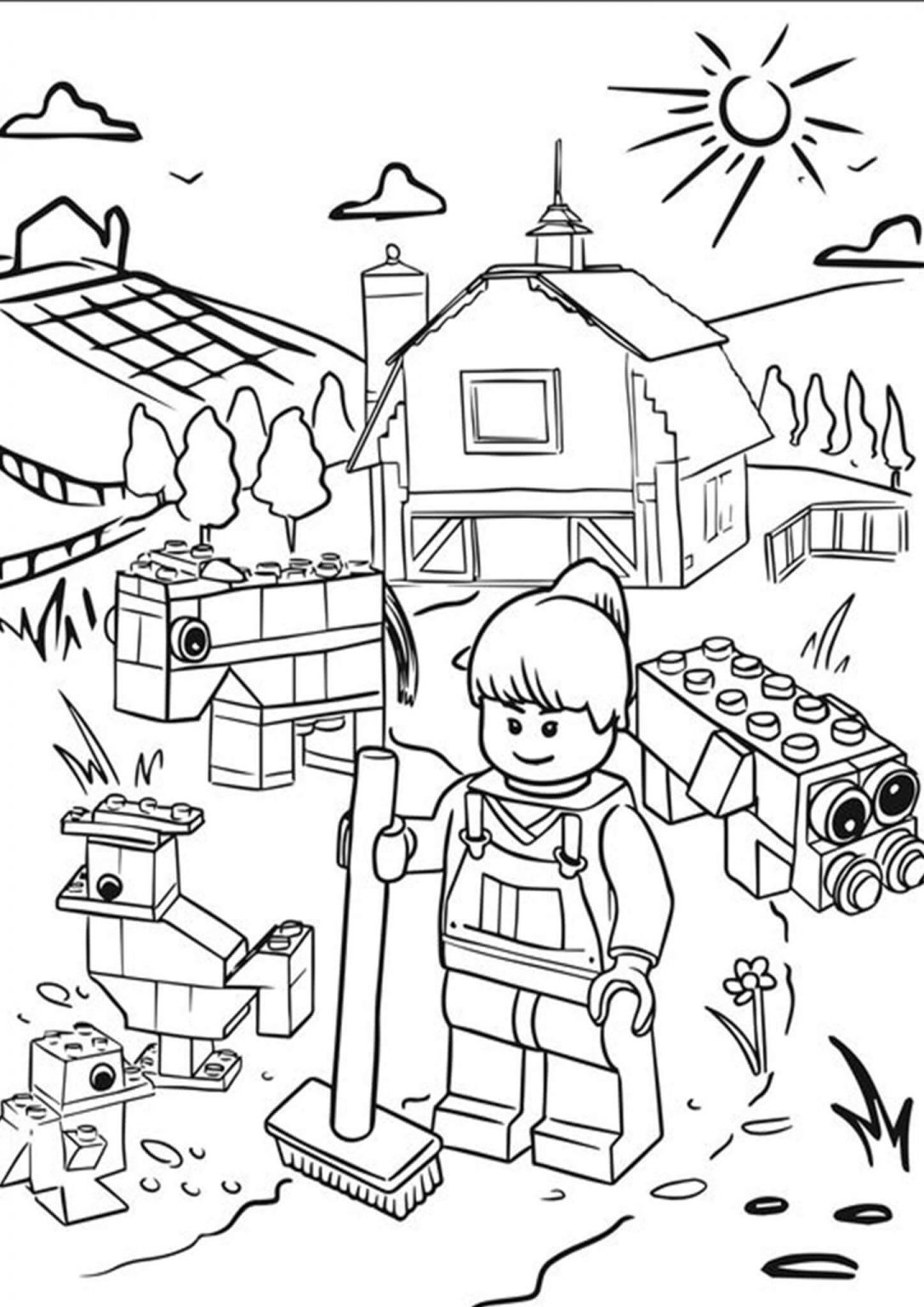 101 Lego Coloring Pages Printable 5