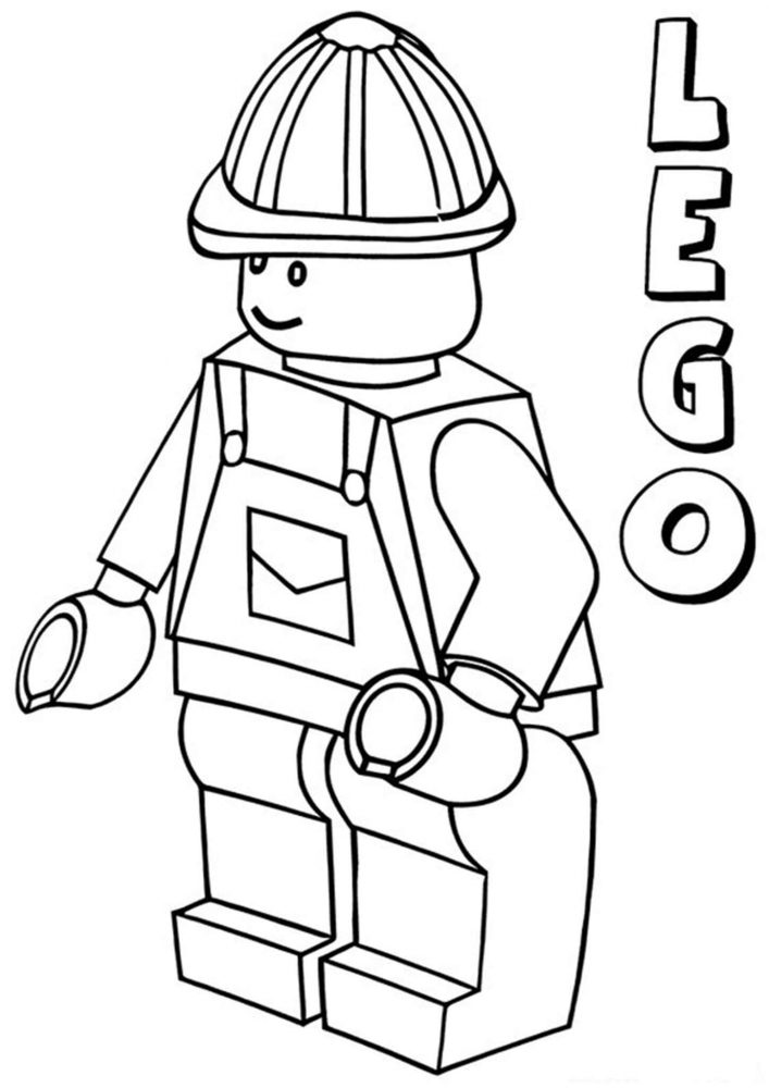 101 Lego Coloring Pages Printable 58