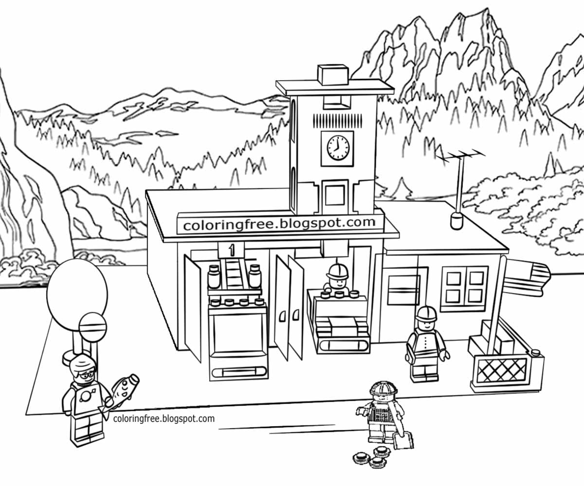 101 Lego Coloring Pages Printable 73