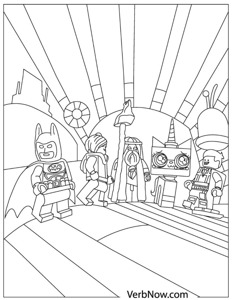 101 Lego Coloring Pages Printable 96