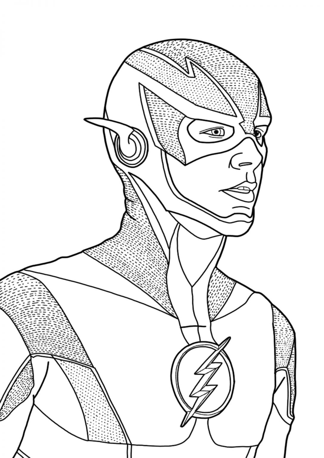 111 Flash Coloring Pages Printable 1