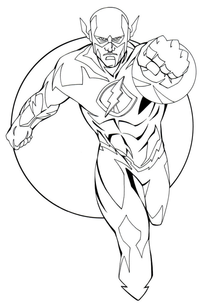 111 Flash Coloring Pages Printable 100