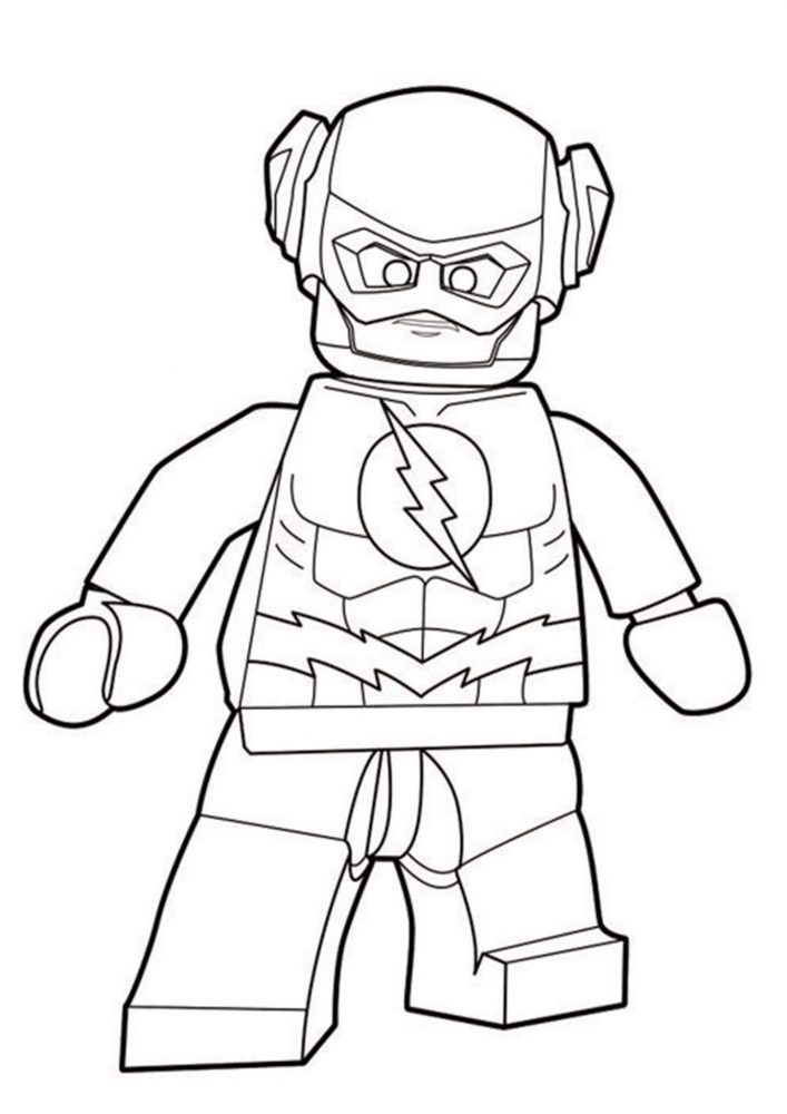 111 Flash Coloring Pages Printable 20