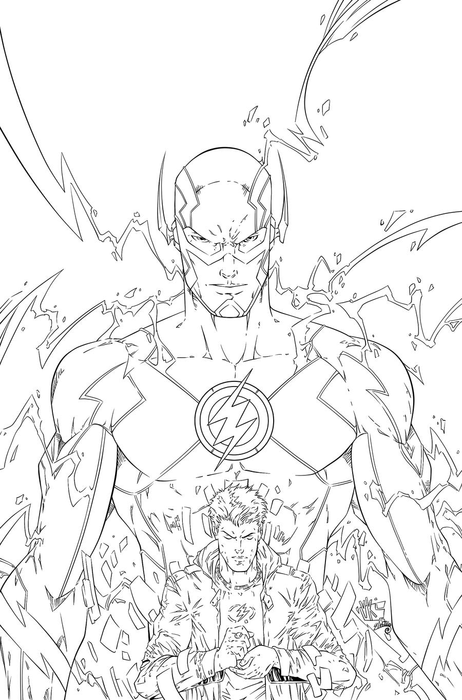 111 Flash Coloring Pages Printable 30