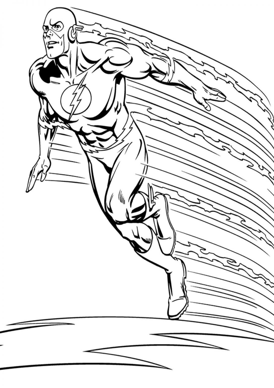 111 Flash Coloring Pages Printable 36