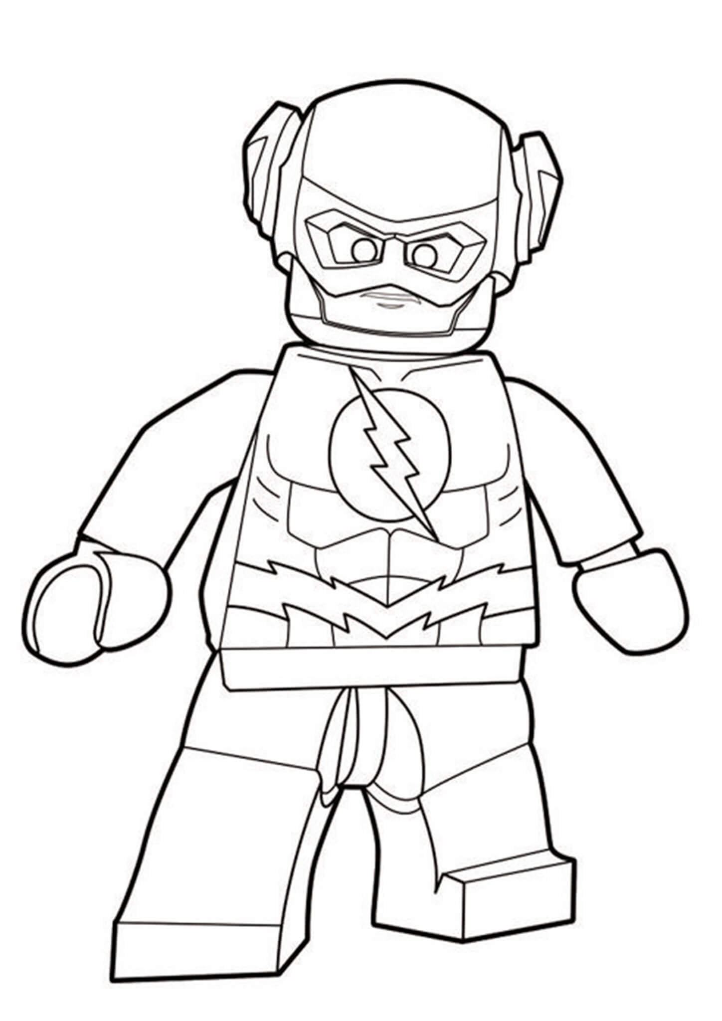 111 Flash Coloring Pages Printable 37