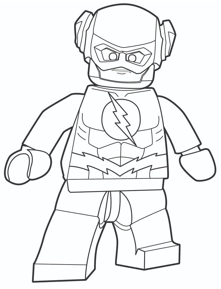 111 Flash Coloring Pages Printable 60