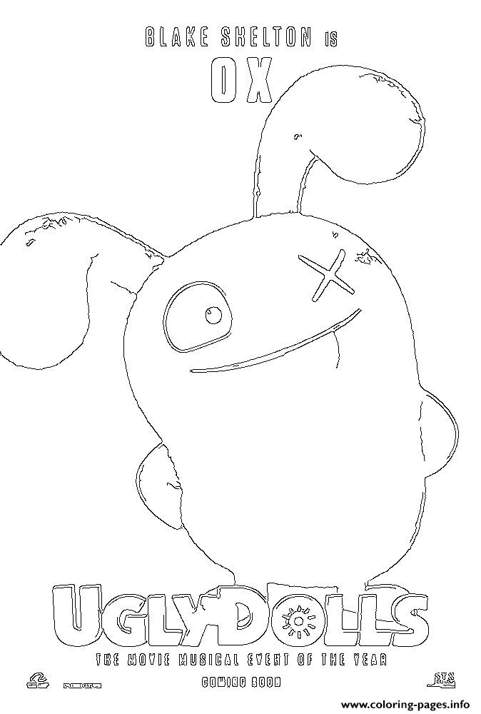 115 Ugly Dolls Coloring Pages Printable 78