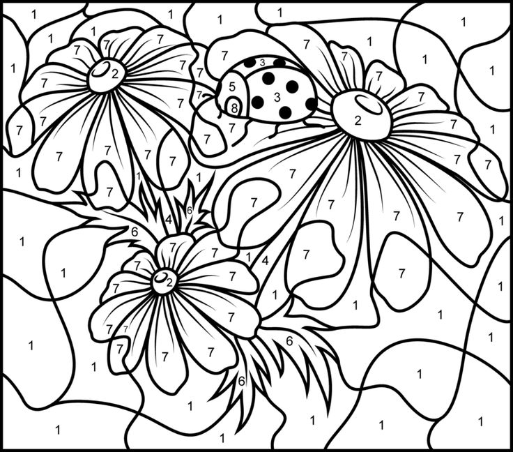 119 Adult Color By Numbers Printable 109