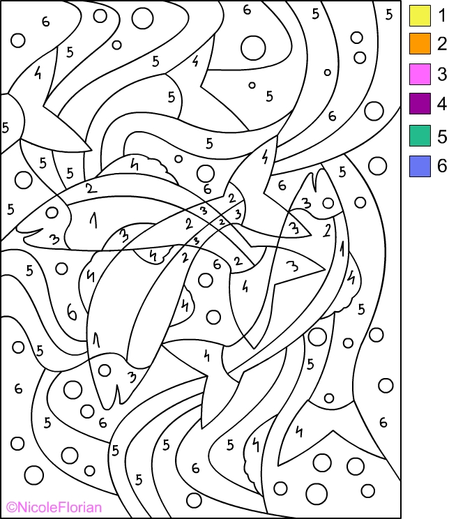 119 Adult Color By Numbers Printable 26