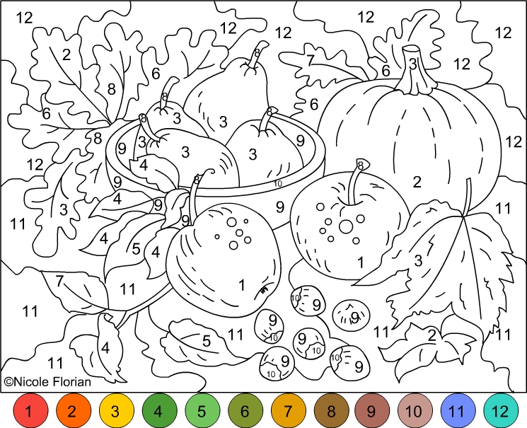 119 Adult Color By Numbers Printable 9