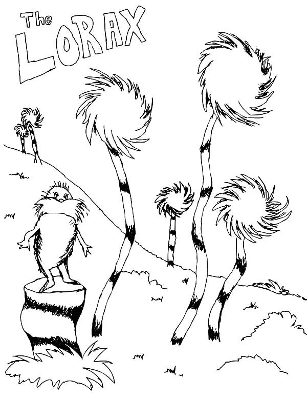 122 Free Printable Lorax Coloring Pages for Kids 101