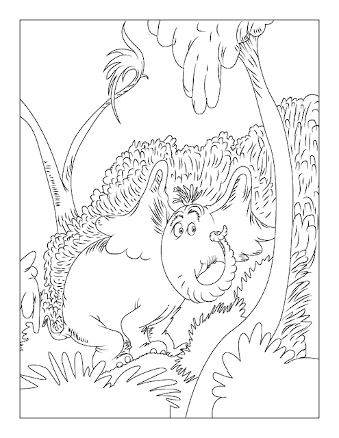 122 Free Printable Lorax Coloring Pages for Kids 11