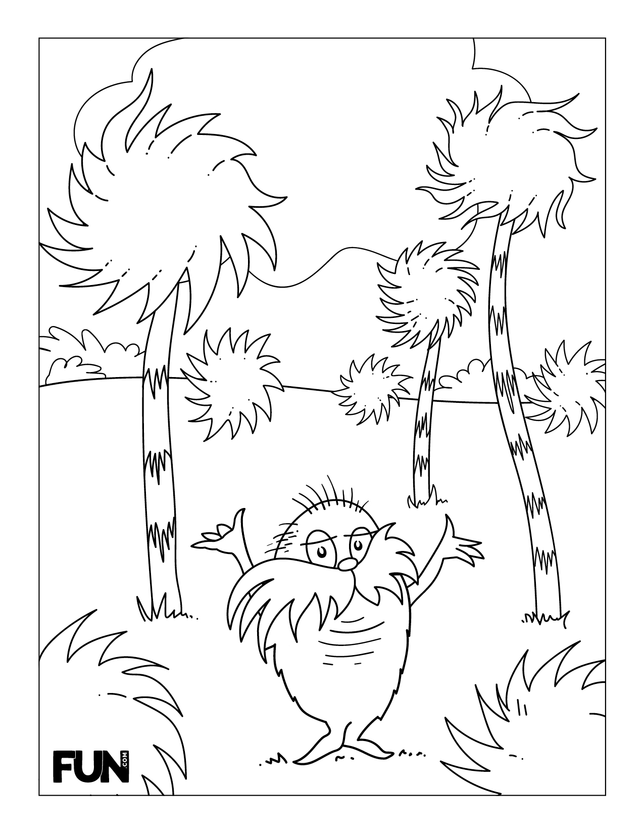 122 Free Printable Lorax Coloring Pages for Kids 113