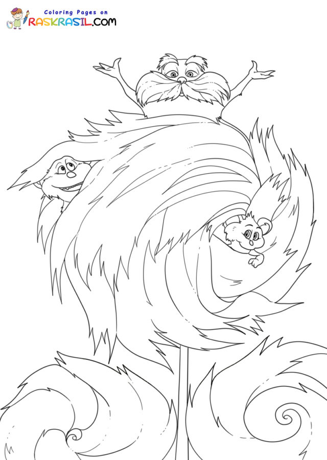 122 Free Printable Lorax Coloring Pages for Kids 117