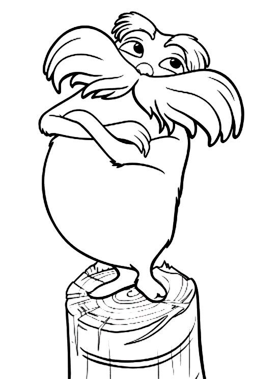 122 Free Printable Lorax Coloring Pages for Kids 19