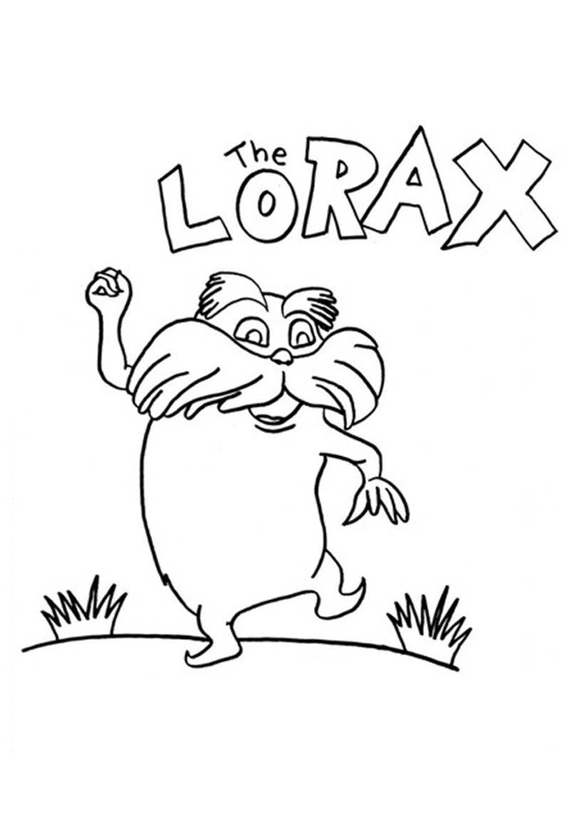 122 Free Printable Lorax Coloring Pages for Kids 22