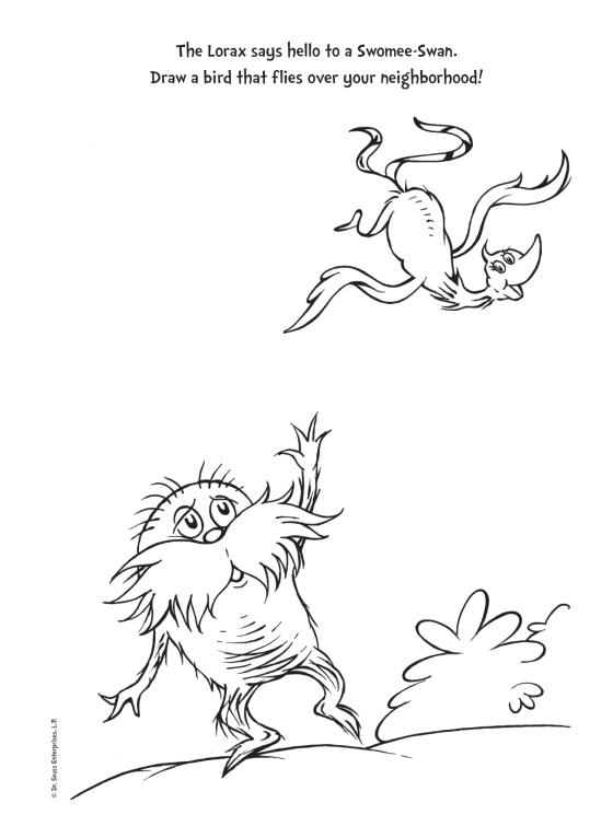 122 Free Printable Lorax Coloring Pages for Kids 27