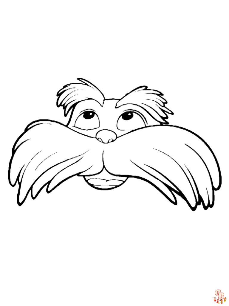 122 Free Printable Lorax Coloring Pages for Kids 3