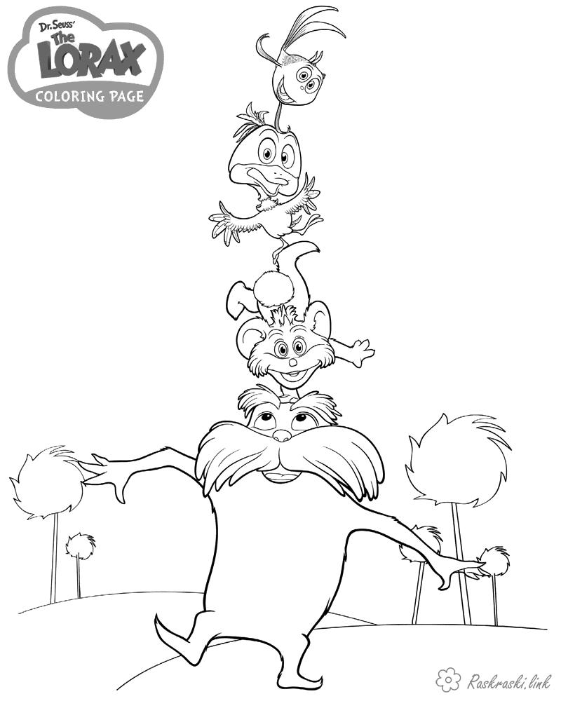 122 Free Printable Lorax Coloring Pages for Kids 39