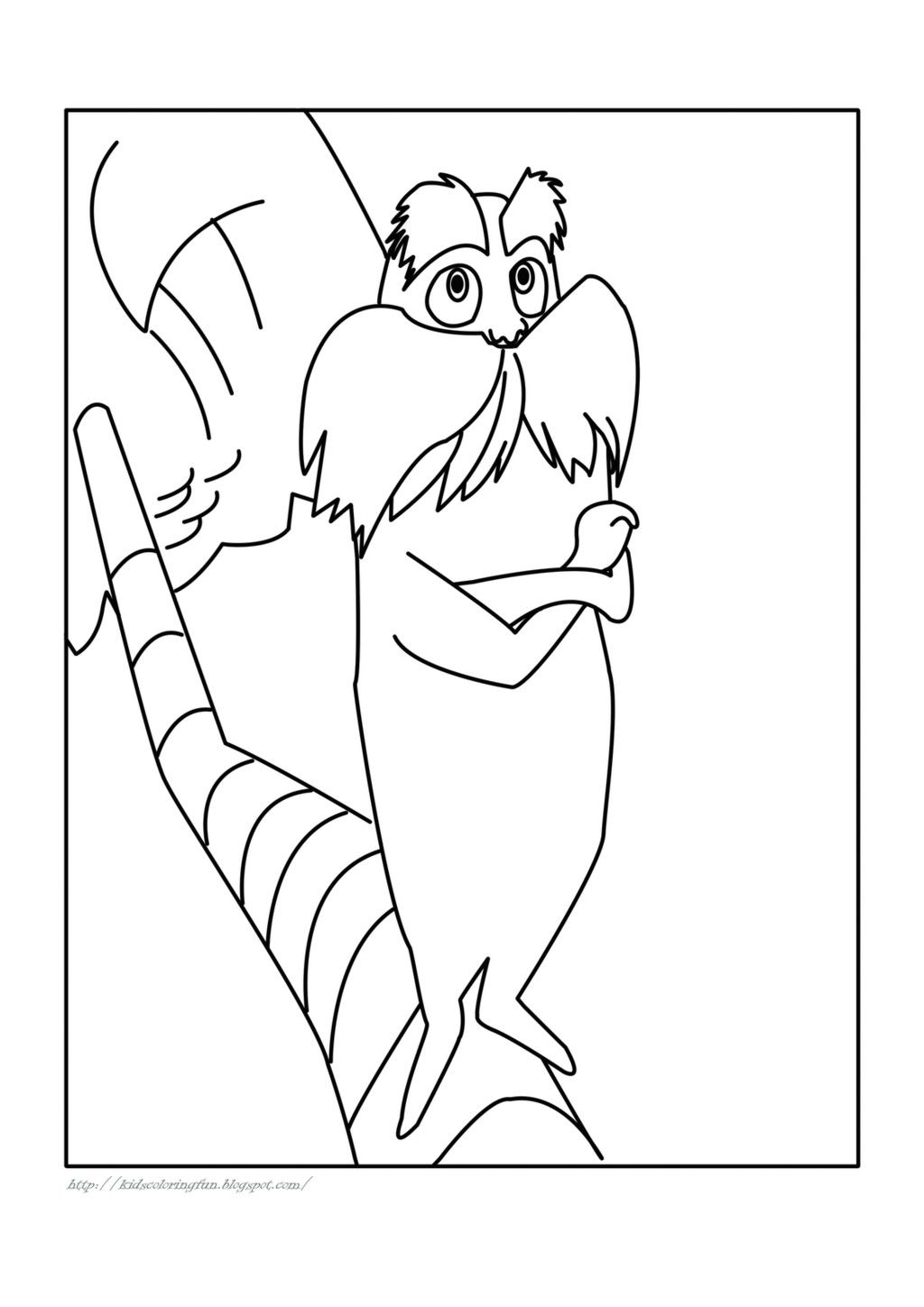 122 Free Printable Lorax Coloring Pages for Kids 4