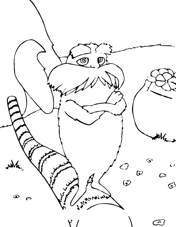 122 Free Printable Lorax Coloring Pages for Kids 45