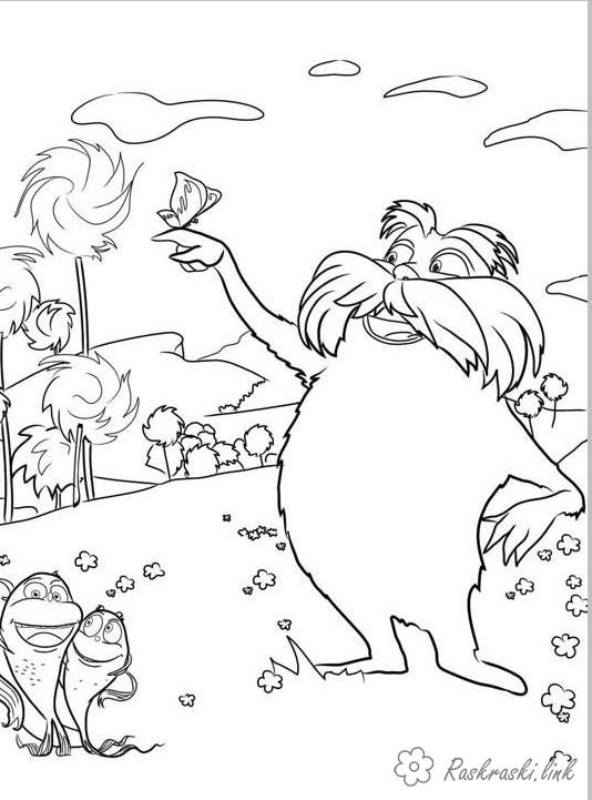 122 Free Printable Lorax Coloring Pages for Kids 46