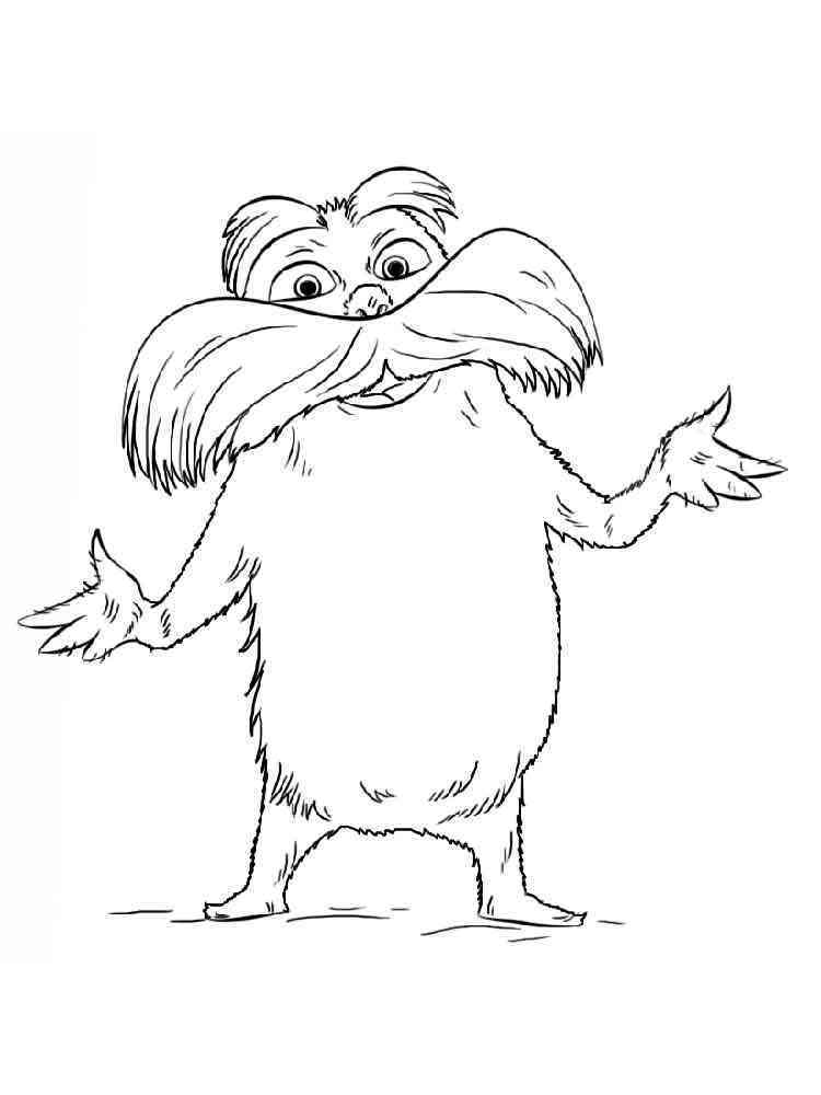 122 Free Printable Lorax Coloring Pages for Kids 59