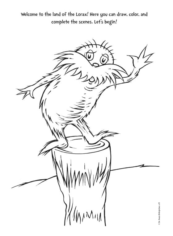 122 Free Printable Lorax Coloring Pages for Kids 62