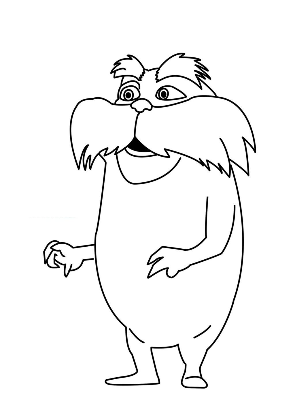 122 Free Printable Lorax Coloring Pages for Kids 82