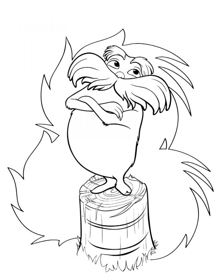 122 Free Printable Lorax Coloring Pages for Kids 88