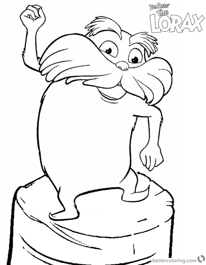 122 Free Printable Lorax Coloring Pages for Kids 98