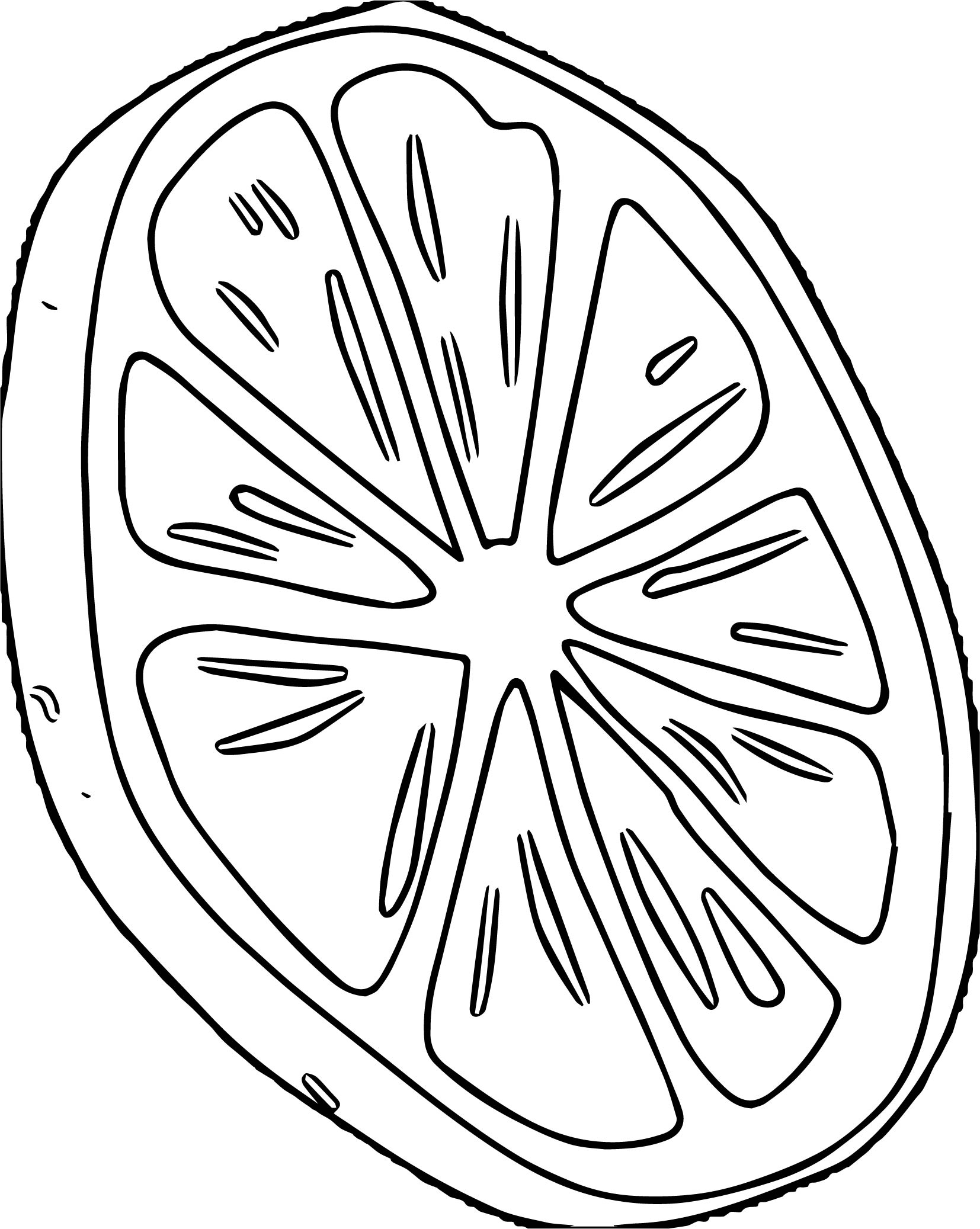 132 Lemon Coloring Pages Printable 1